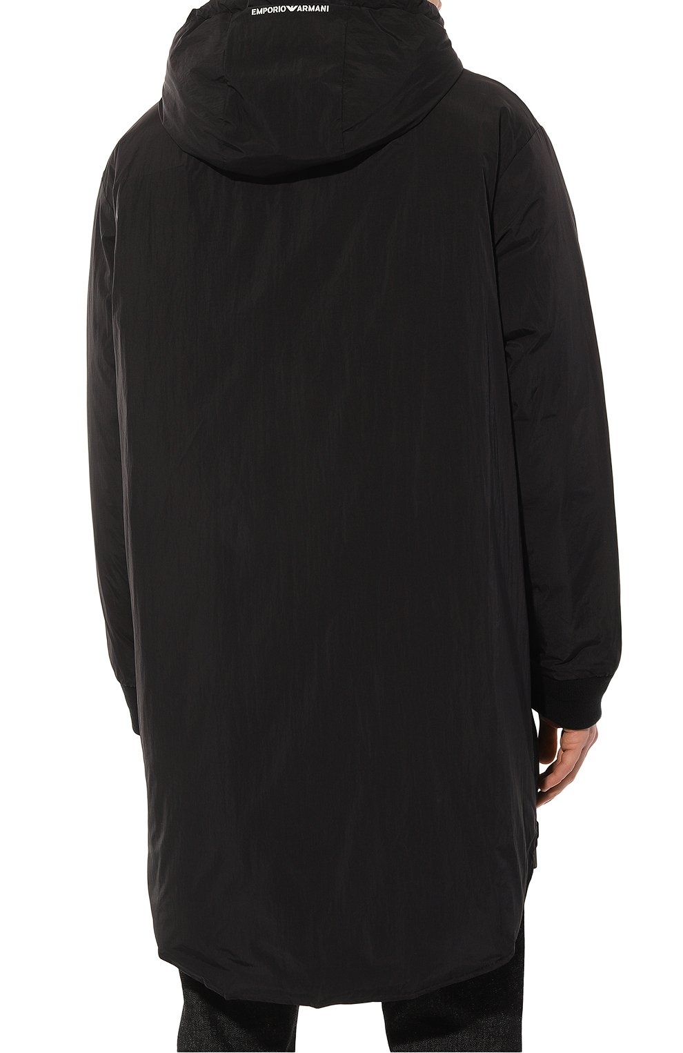 Двусторонний пуховик EMPORIO ARMANI черного цвета по цене 74250 руб., арт. 6R1L95/1NHMZ, фото 4 Двусторонний пуховик EMPORIO ARMANI, арт. 6R1L95/1NHMZ, фото 4
