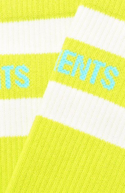Носки VETEMENTS зеленого цвета по цене 8220 руб., арт. UAH20AC803/W, фото 2 Носки VETEMENTS, арт. UAH20AC803/W, фото 2