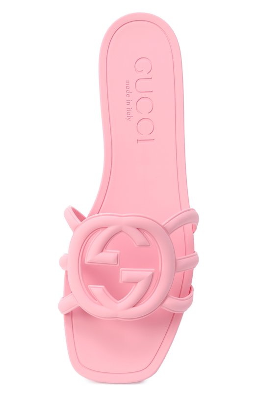 Резиновые шлепанцы Gucci 780307/J8700 Розовый  780307/J8700 Фото 6