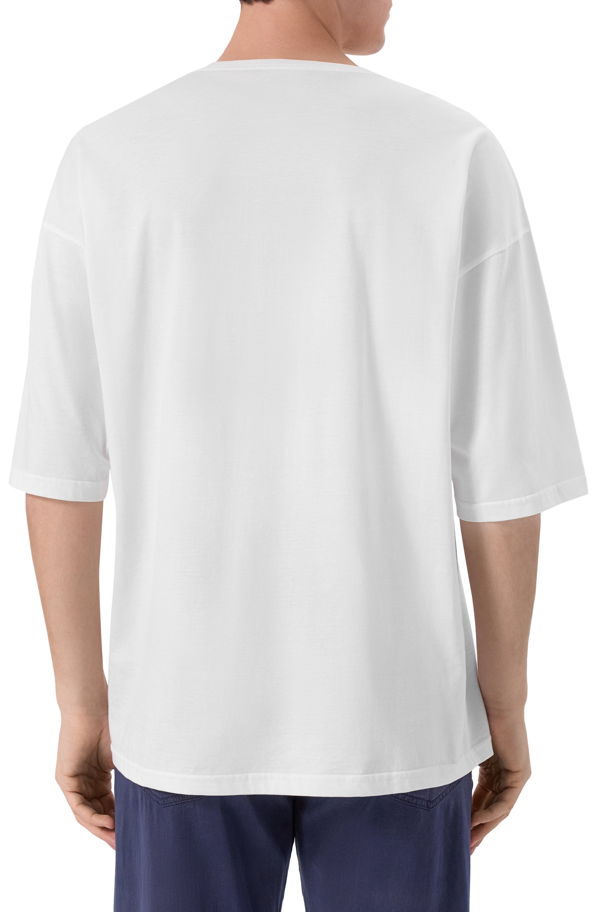 Хлопковая футболка KITON, арт. UMM071403, фото 4