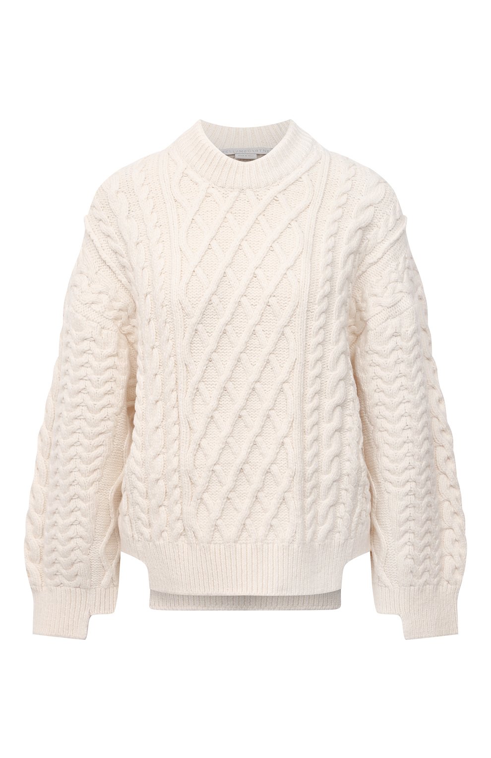 Хлопковый свитер STELLA MCCARTNEY кремового цвета по цене 69950 руб., арт. 603626/S2258, фото 1 Хлопковый свитер STELLA MCCARTNEY, арт. 603626/S2258, фото 1