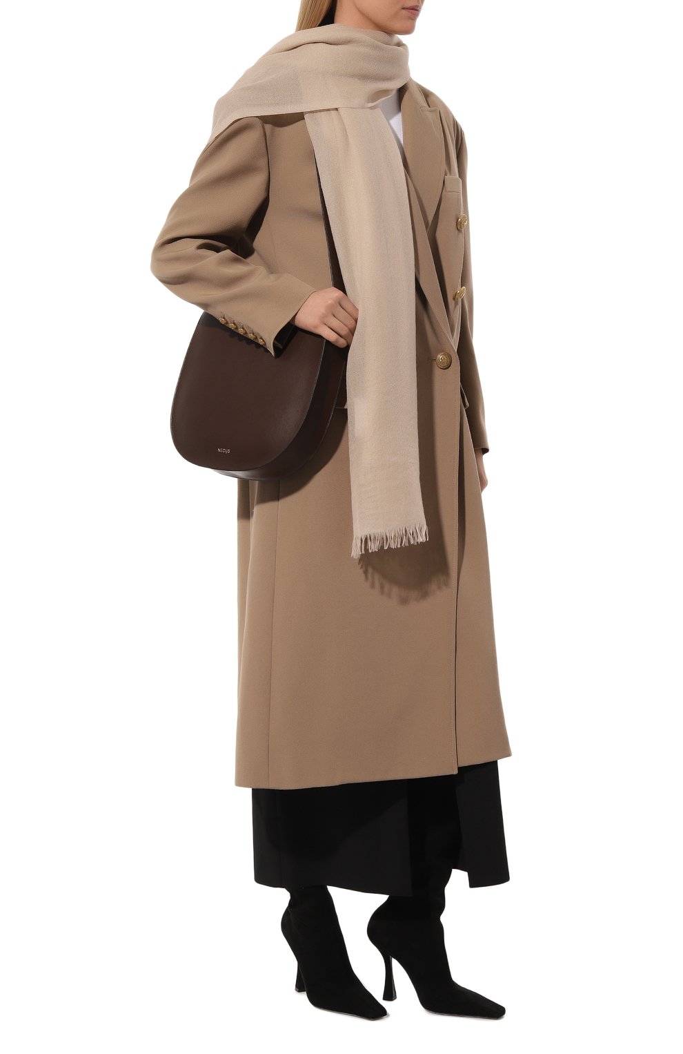 Кашемировый шарф BRUNELLO CUCINELLI бежевого цвета по цене 99000 руб., арт. MSC92B1183, фото 2 Кашемировый шарф BRUNELLO CUCINELLI, арт. MSC92B1183, фото 2