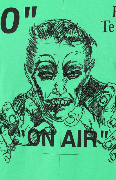 Хлопковый лонгслив OFF-WHITE, арт. 0MAB032F191850184010, фото 5