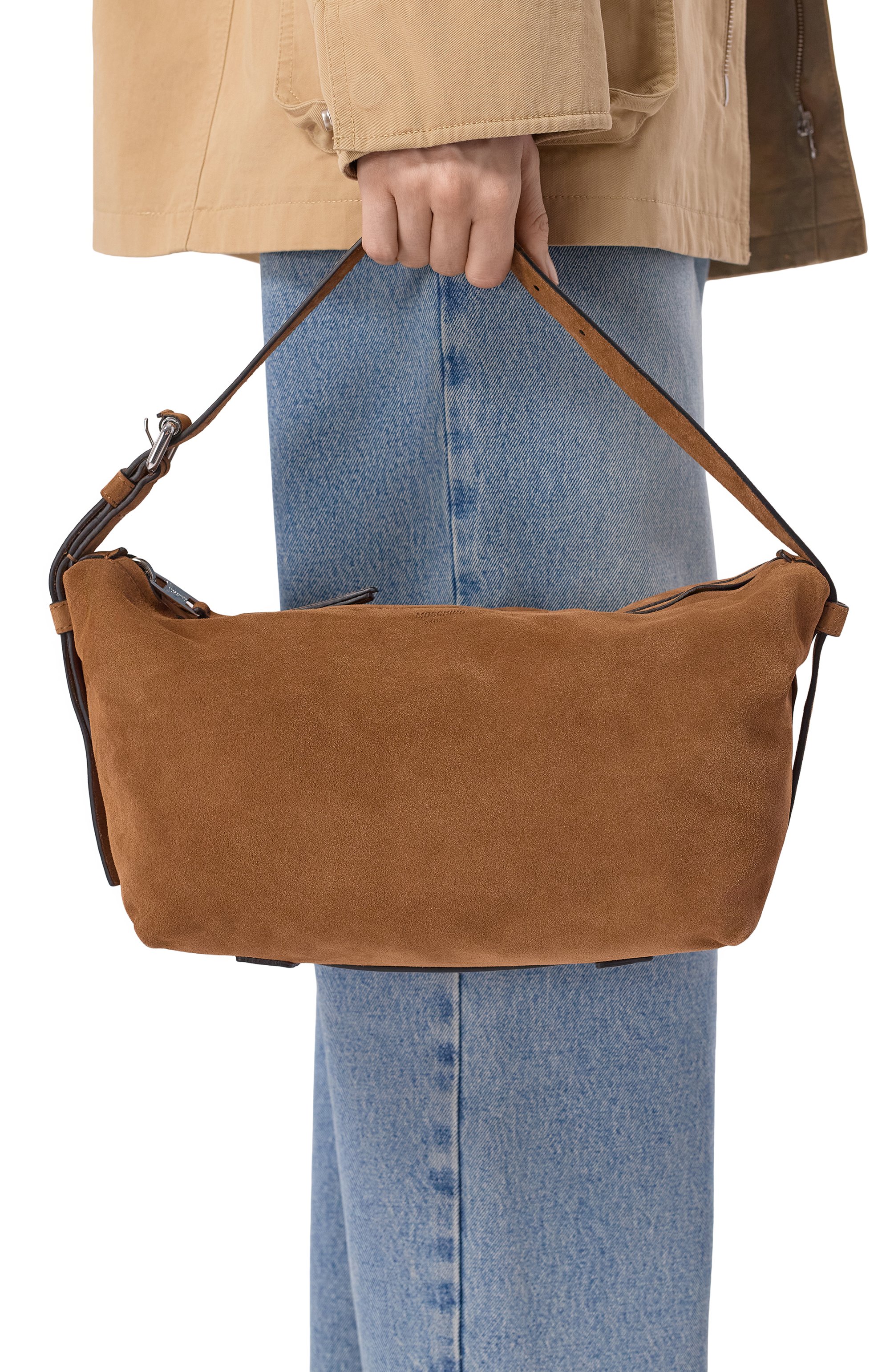 Сумка tie me MOSCHINO коричневого цвета по цене 89950 руб., арт. MC4185PP100/F0, фото 2 Сумка tie me MOSCHINO, арт. MC4185PP100/F0, фото 2