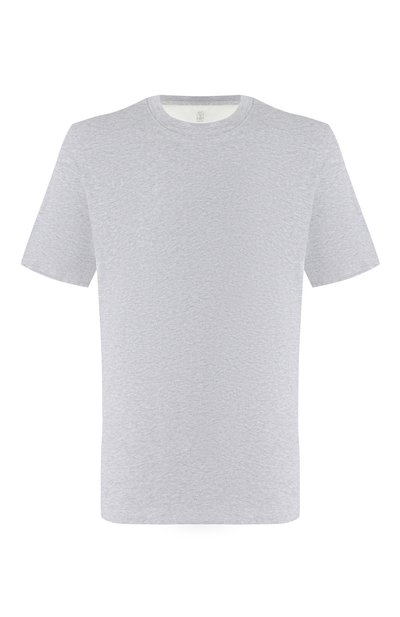 Мужская хло�пковая футболка BRUNELLO CUCINELLI, арт. M0B131308