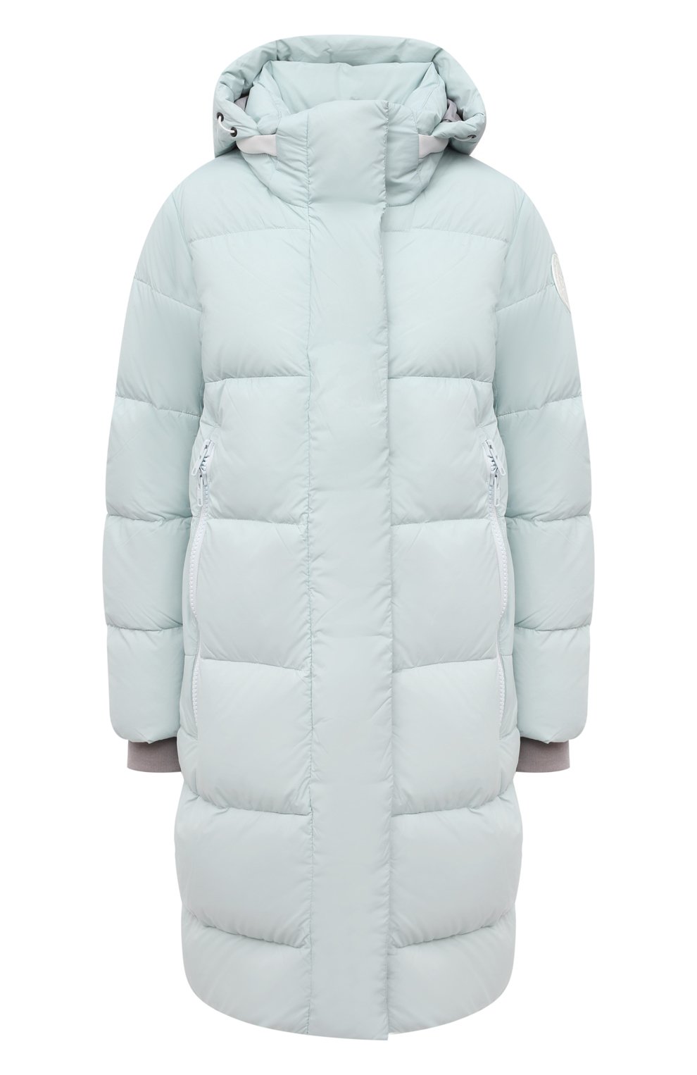 Пуховик CANADA GOOSE голубого цвета по цене 146000 руб., арт. 2610LB1, фото 1 Пуховик CANADA GOOSE, арт. 2610LB1, фото 1