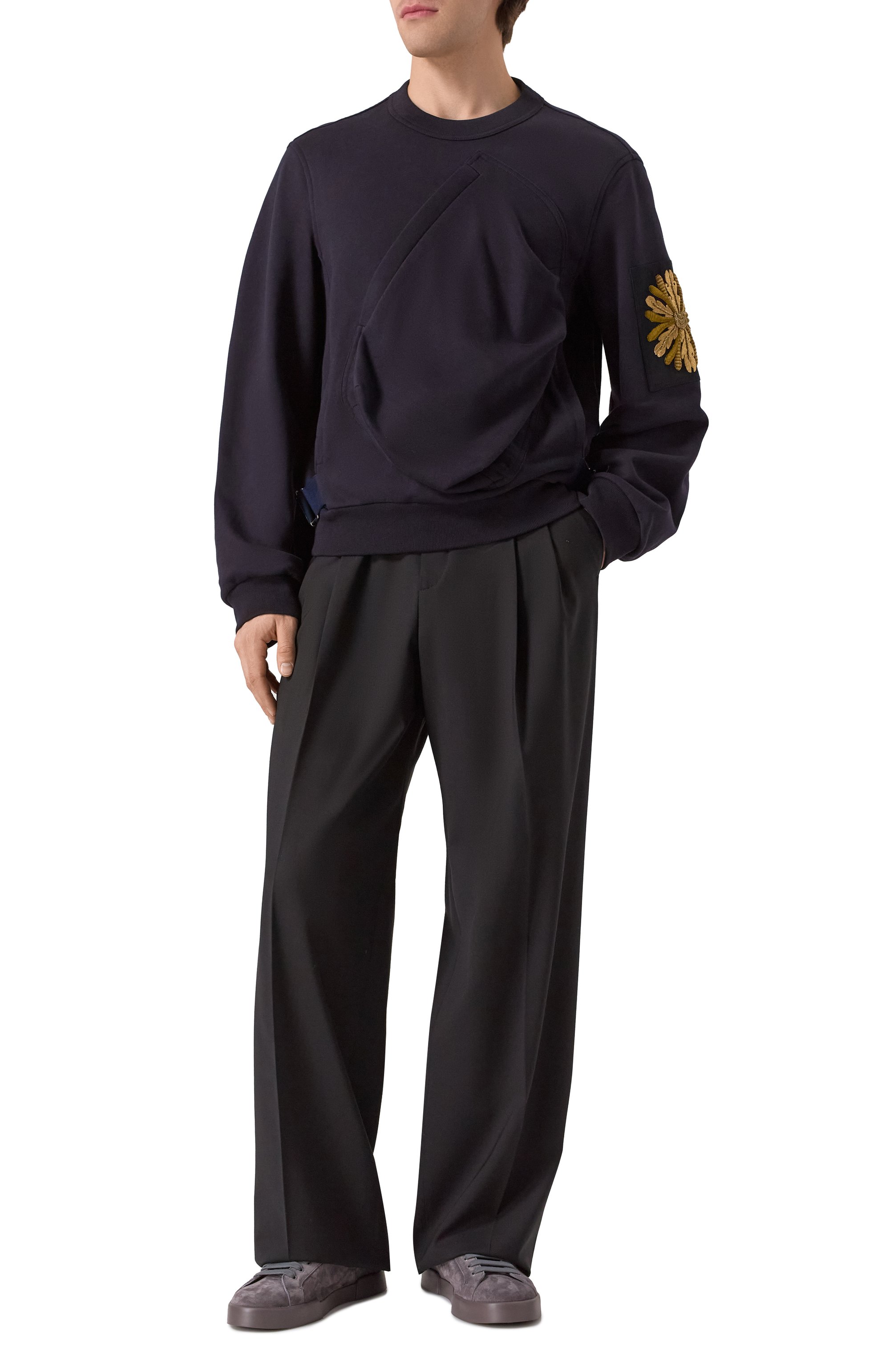 Замшевые кеды strobel portofino light DOLCE & GABBANA, арт. CS2324/A9T67, фото 2