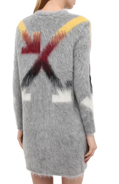 Платье OFF-WHITE серого цвета по цене 79950 руб., арт. 0WHI031E20KNI0010884, фото 4 Платье OFF-WHITE, арт. 0WHI031E20KNI0010884, фото 4