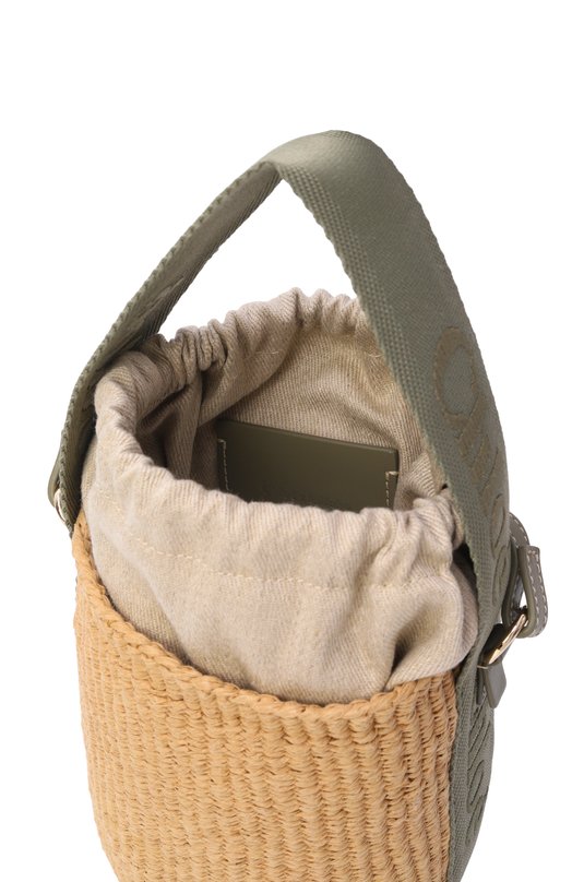 Сумка Chloé x Mifuko Woody small Chloé CHC23AS381L18 Бежевый  CHC23AS381L18 Фото 5