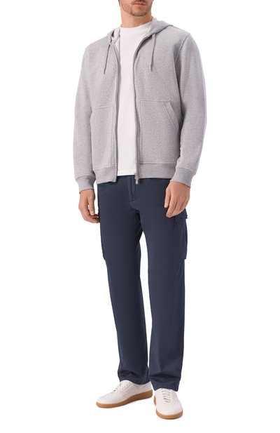 Толстовка из хлопка и кашемира BRUNELLO CUCINELLI, арт. MM8319069G, фото 2
