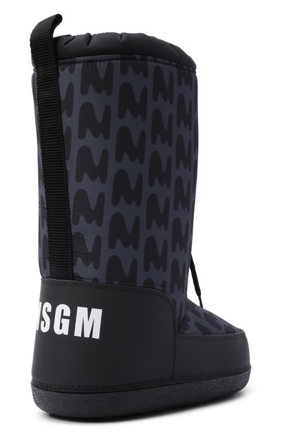 Утепленные сапоги MSGM KIDS темно-серого цвета по цене 25850 руб., арт. 84027/VAR3_001, фото 3 Утепленные сапоги MSGM KIDS, арт. 84027/VAR3_001, фото 3