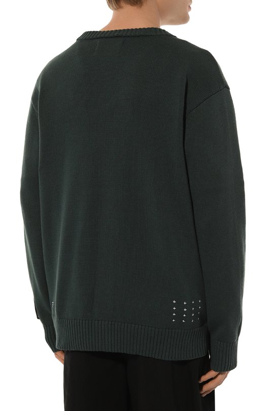 Хлопковый кардиган Ksubi MFA24KW005 Зелёный  MFA24KW005 Фото 4