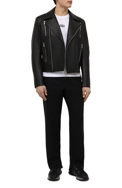 Кожаная куртка BALMAIN, арт. XH1TD170/LB24, фото 2