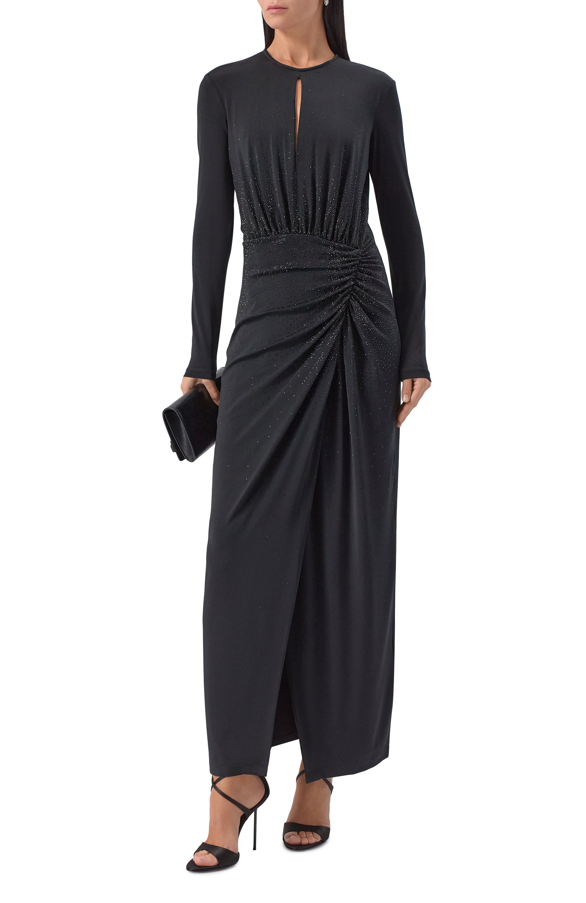 Платье с отделкой стразами GIORGIO ARMANI, арт. GW002164/AF15530, фото 2