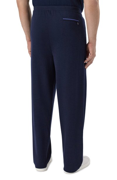 Брюки из шерсти и шелка ZILLI темно-синего цвета по цене 183500 руб., арт. JSP011M0240VZDTB0/64, фото 4 Брюки из шерсти и шелка ZILLI, арт. JSP011M0240VZDTB0/64, фото 4