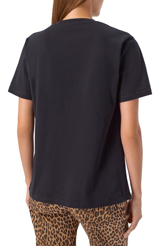 Хлопковая футболка Zadig and Voltaire JWTS02826 Чёрный  JWTS02826 Фото 4