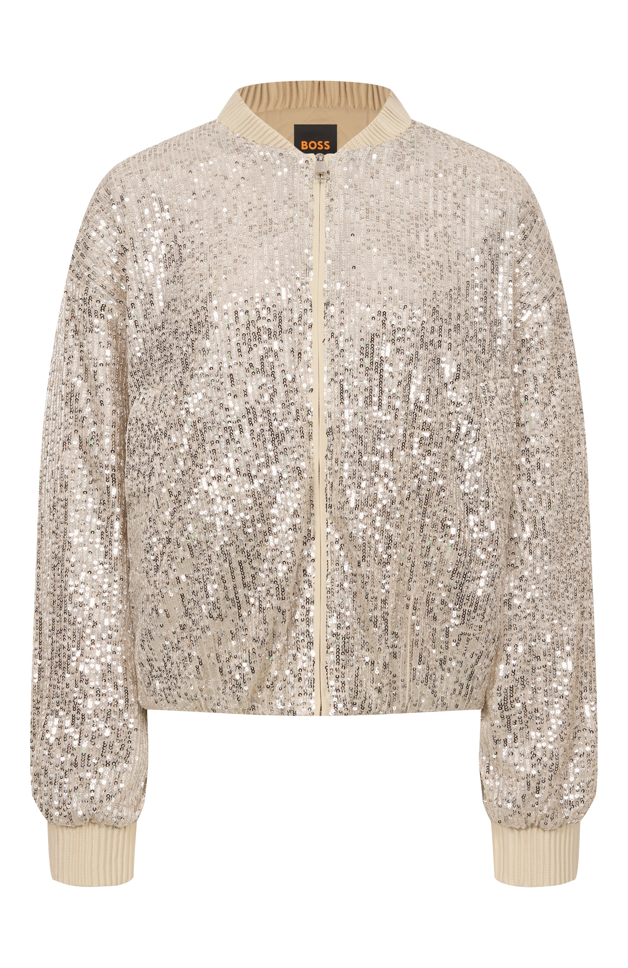 Бомбер с отделкой пайетками BOSS ORANGE, арт. 50548336, фото 1