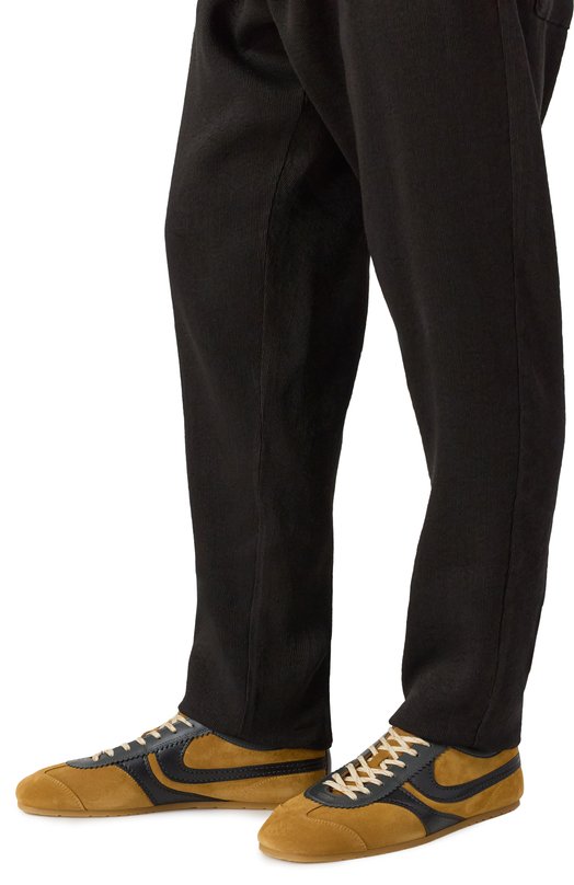 Замшевые кеды Dries Van Noten 021726-126-103 Коричневый  021726-126-103 Фото 3