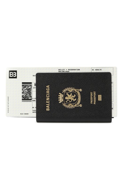 Кожаное портмоне Balenciaga 787774/2AA3R Чёрный 787774/2AA3R
