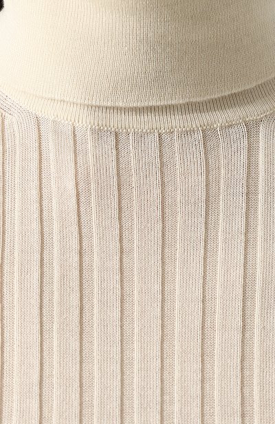 Водолазка фактурной вязки из смеси шелка и шерсти с кашемиром GUCCI, арт. 467680/X9A09, фото 5