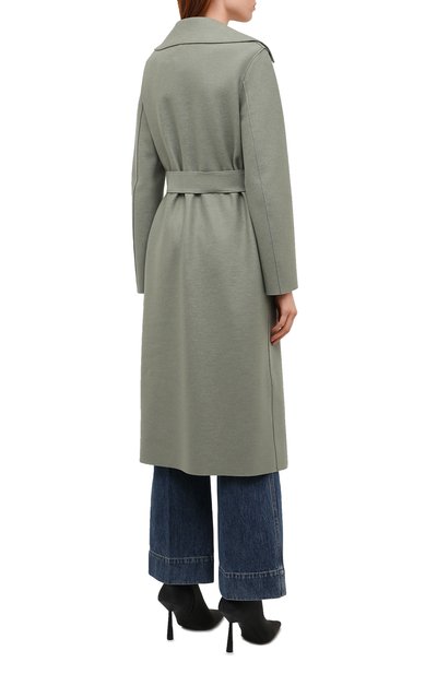 Шерстяное пальто HARRIS WHARF LONDON зеленого цвета по цене 78250 руб., арт. A1423MLX, фото 4 Шерстяное пальто HARRIS WHARF LONDON, арт. A1423MLX, фото 4