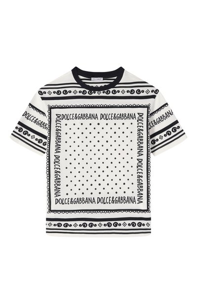 Хлопковая футболка DOLCE & GABBANA, арт. L4JTHV/II7FZ/8-14