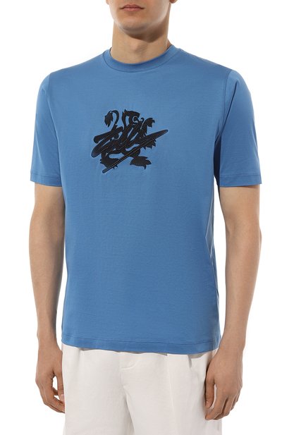 Хлопковая футболка ZILLI, арт. TSR001M0110VLIS00M, фото 3