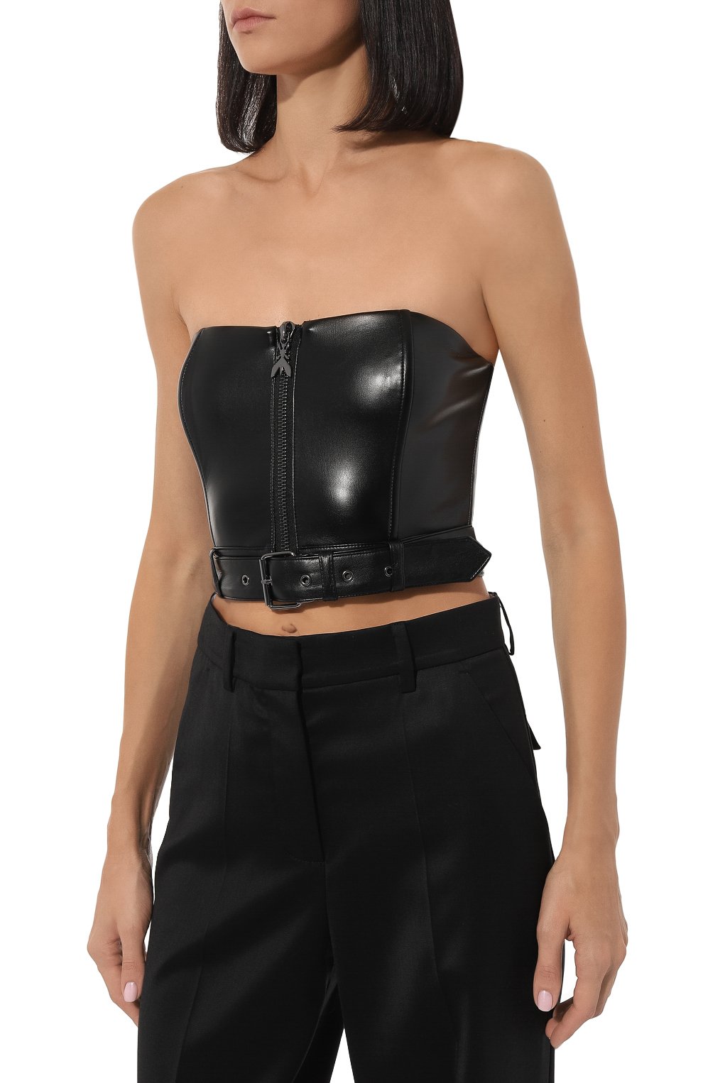 Топ из экокожи PATRIZIA PEPE, арт. 8C0658_E005, фото 3