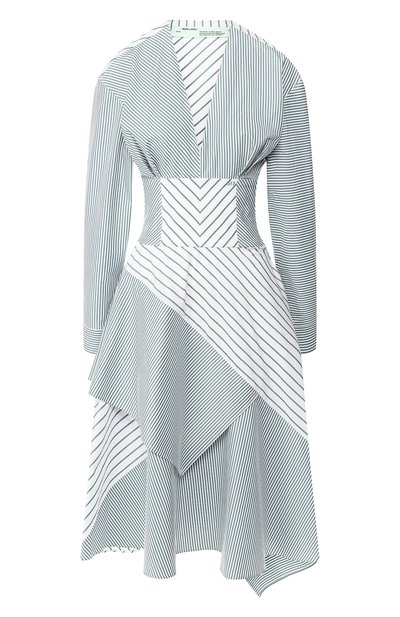 Женское хлопковое платье OFF-WHITE, арт. 0WDB123R19A550749943