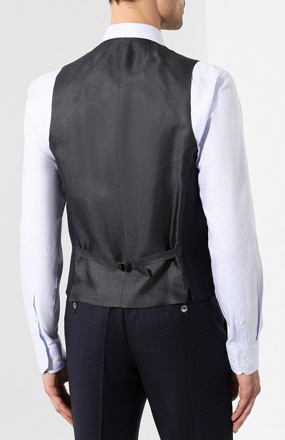 Шерстяной костюм-тройка BOSS синего цвета по цене 74000 руб., арт. 50412061, фото 5 Шерстяной костюм-тройка BOSS, арт. 50412061, фото 5