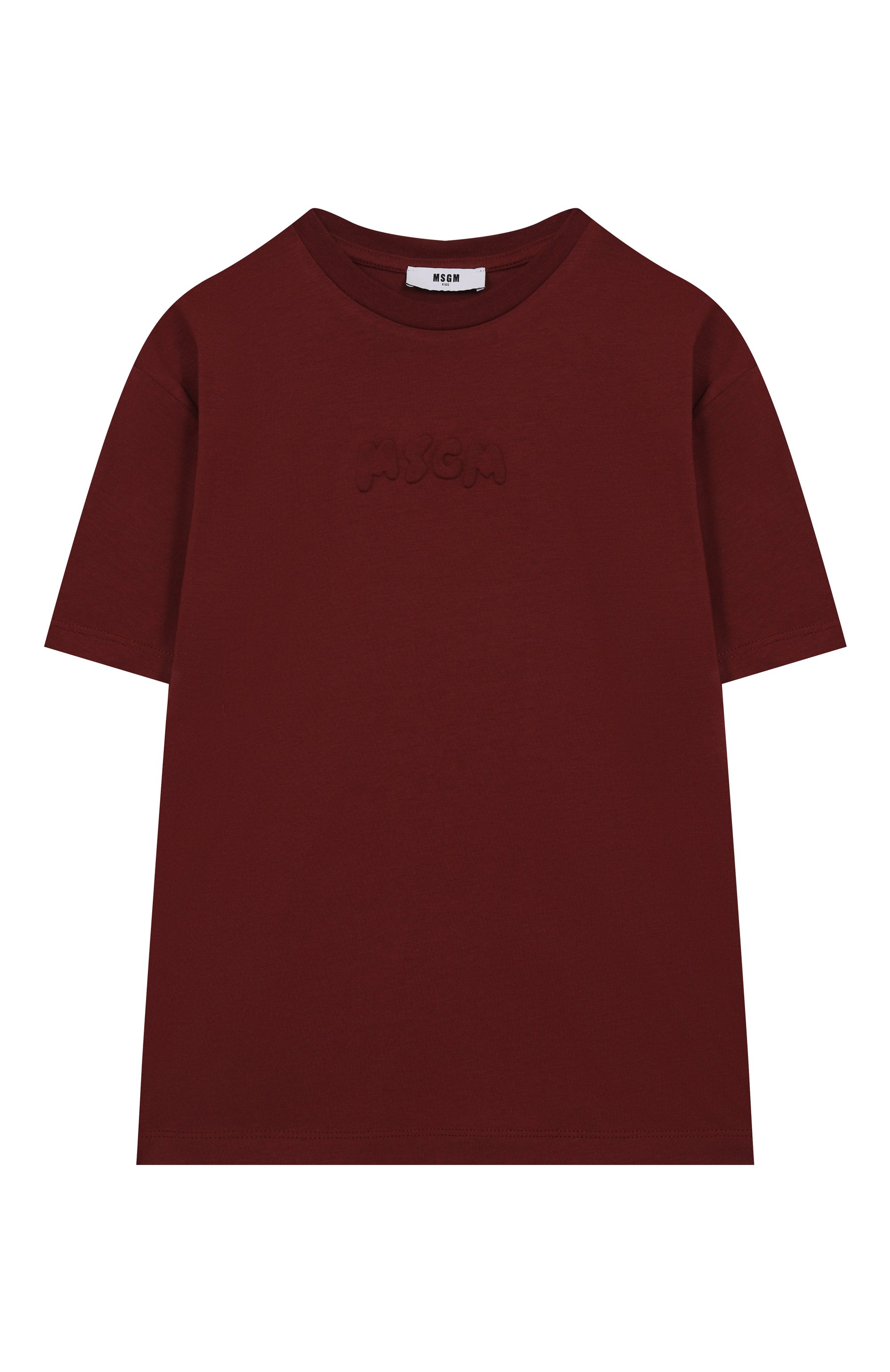 Хлопковая футболка MSGM KIDS, арт. F5MSJUTH009, фото 1