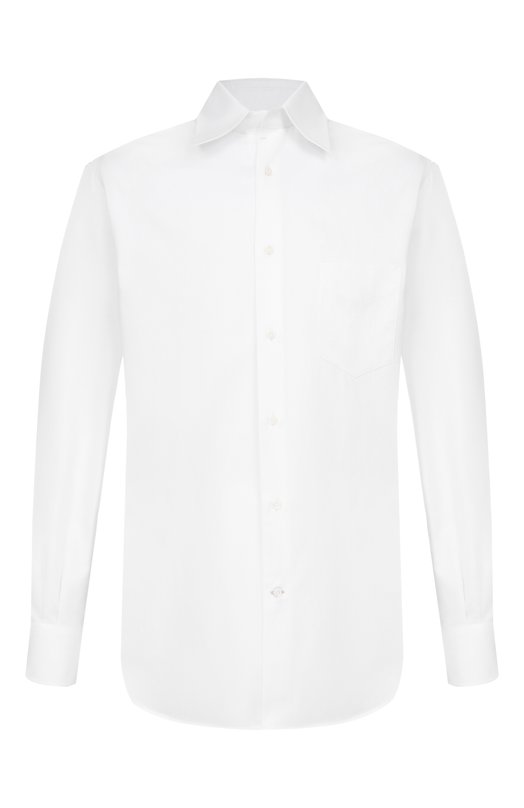 Хлопковая сорочка Brunello Cucinelli MW6040621 Белый MW6040621