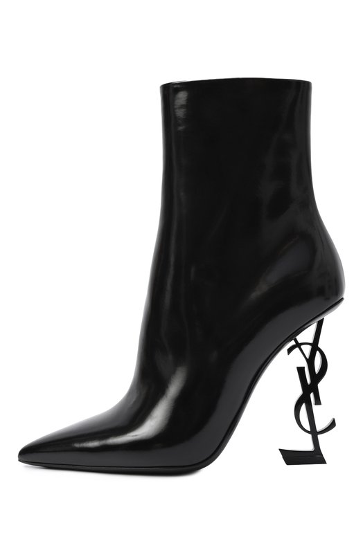 Кожаные ботильоны Opyum 110 Saint Laurent 693133/AACGC Чёрный  693133/AACGC Фото 4