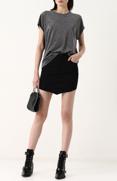 Однотонная мини-юбка с карманами RTA, арт. WS8172-522JTVIX, фото 2