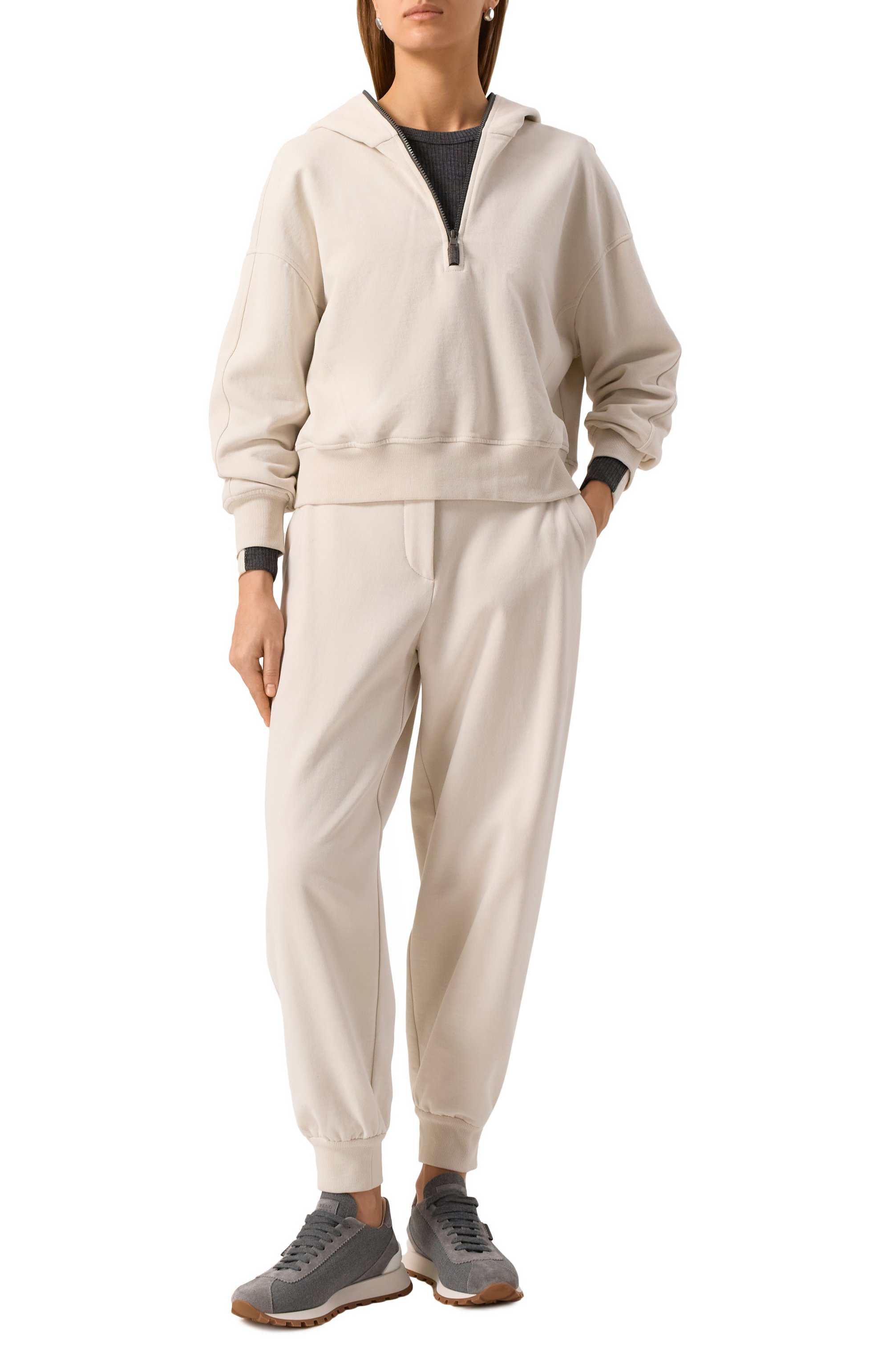 Шерстяной пуловер BRUNELLO CUCINELLI, арт. MD998VB500, фото 2