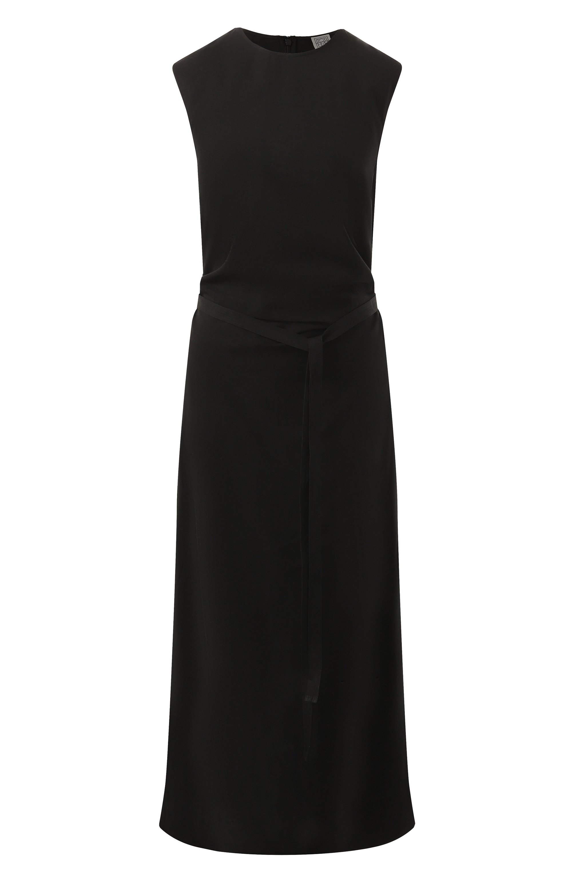 Платье из вискозы и льна TOTEME, арт. 243-WRD0124-FB0193, фото 1