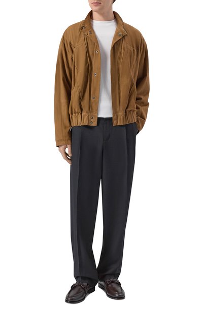 Мужские кожаные лоферы astaire BOTTEGA VENETA, арт. 796445/V5DZ0