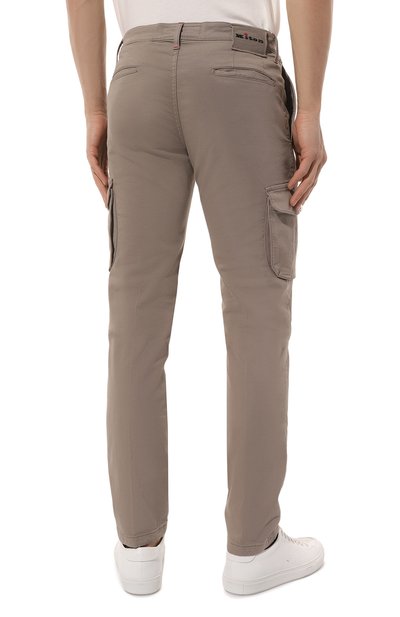 Хлопковые брюки-карго KITON, арт. UFPPCAJ0738B, фото 4