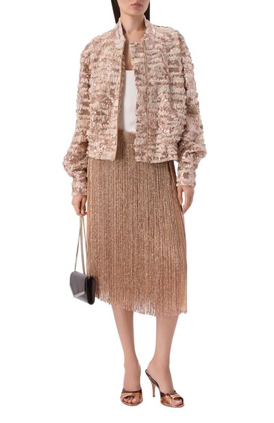Бомбер с отделкой пайетками ELIE SAAB, арт. J0239/PCH01, фото 2