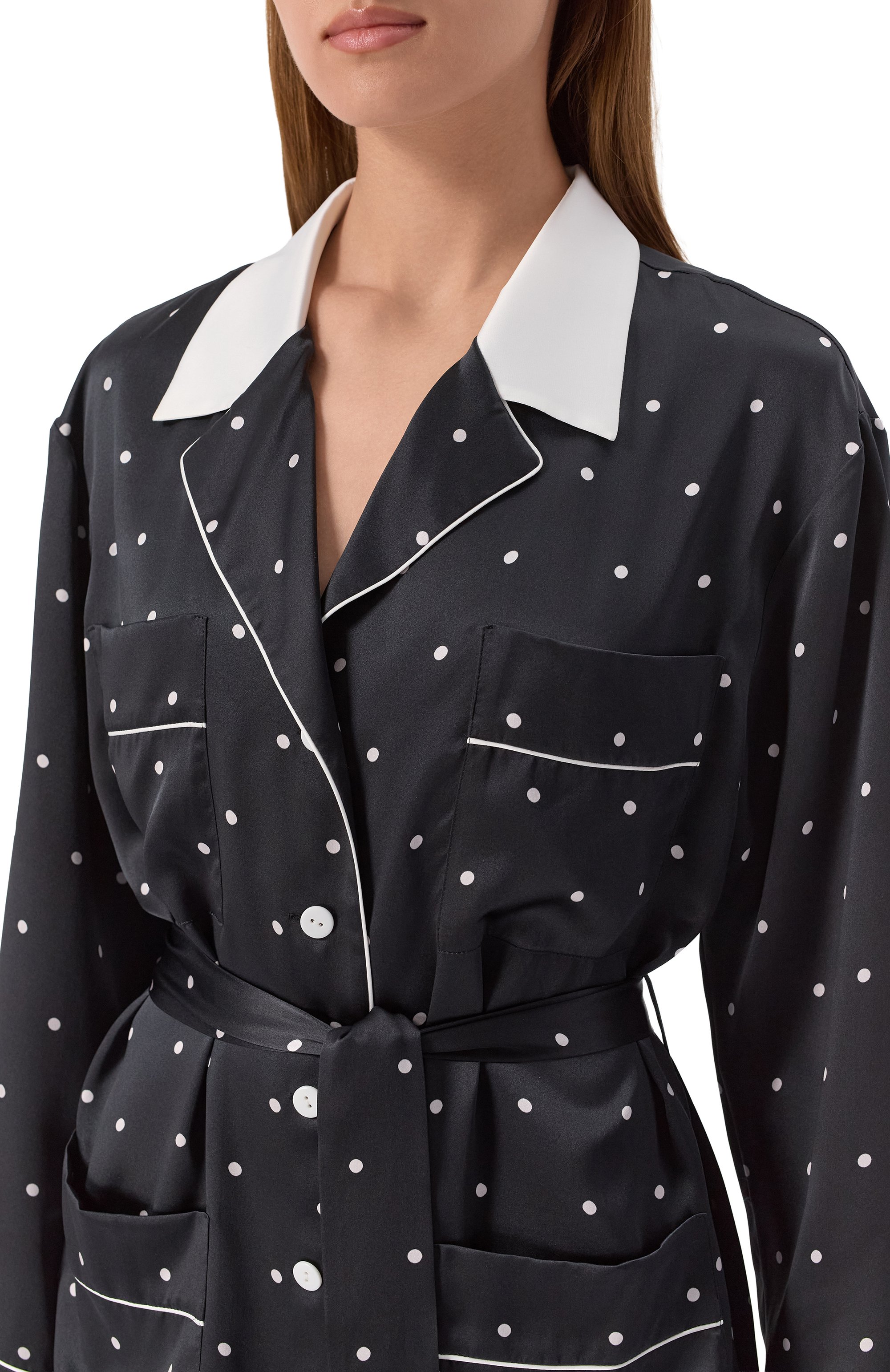 Атласная блузка YANINA, арт. T-2892, фото 5