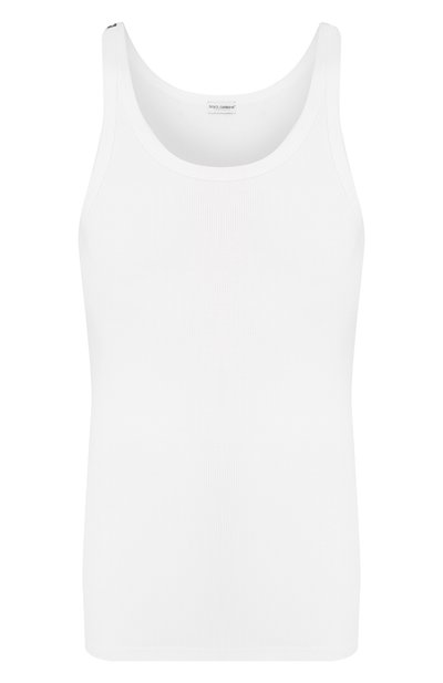 Хлопковая майка с круглым вырезом DOLCE & GABBANA, арт. 0121/N8A19J/00026, фото 1