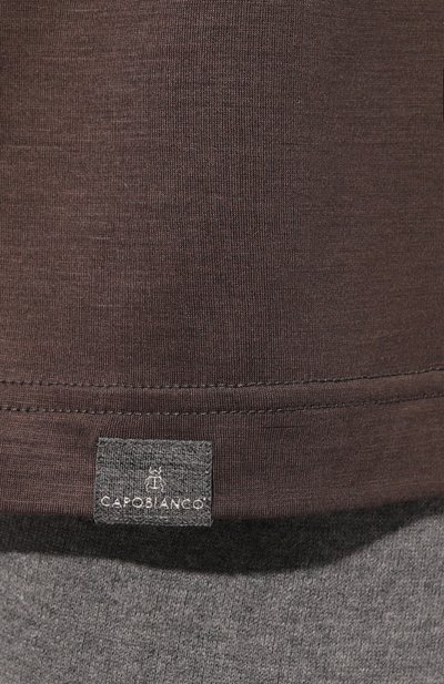 Шерстяная футболка CAPOBIANCO, арт. 17M660.JE00., фото 5