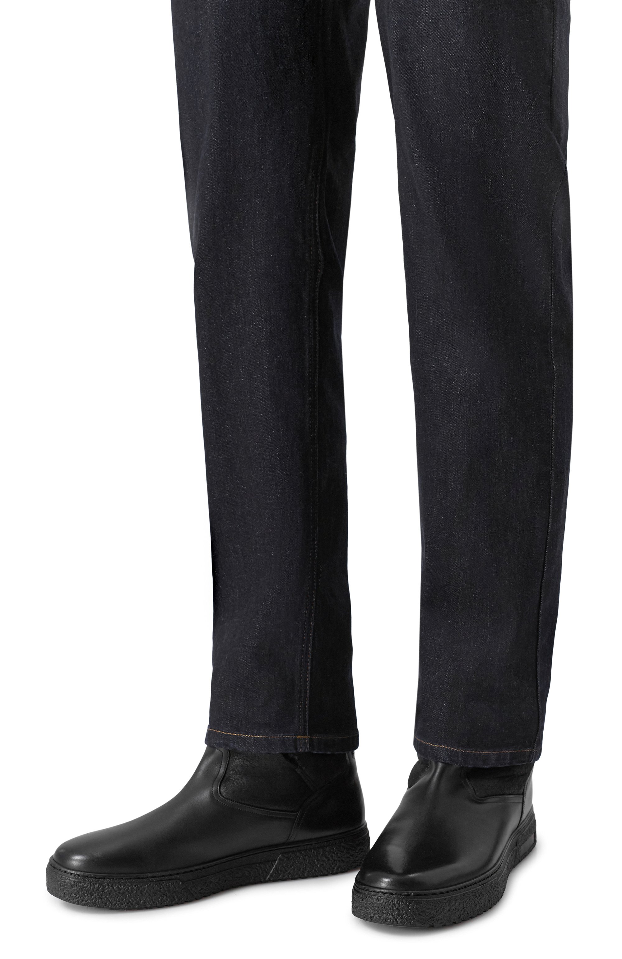 Кожаные сапоги polacco chamonix W.GIBBS, арт. 1871005/VITELL0 B0X/DENVER FUR, фото 3