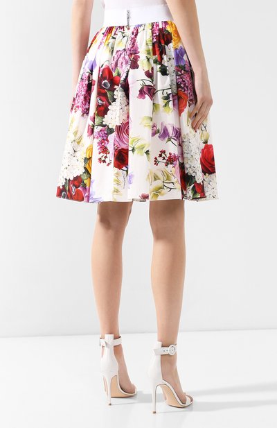 Хлопковая юбка DOLCE & GABBANA, арт. F4BC7T/GDL71, фото 4