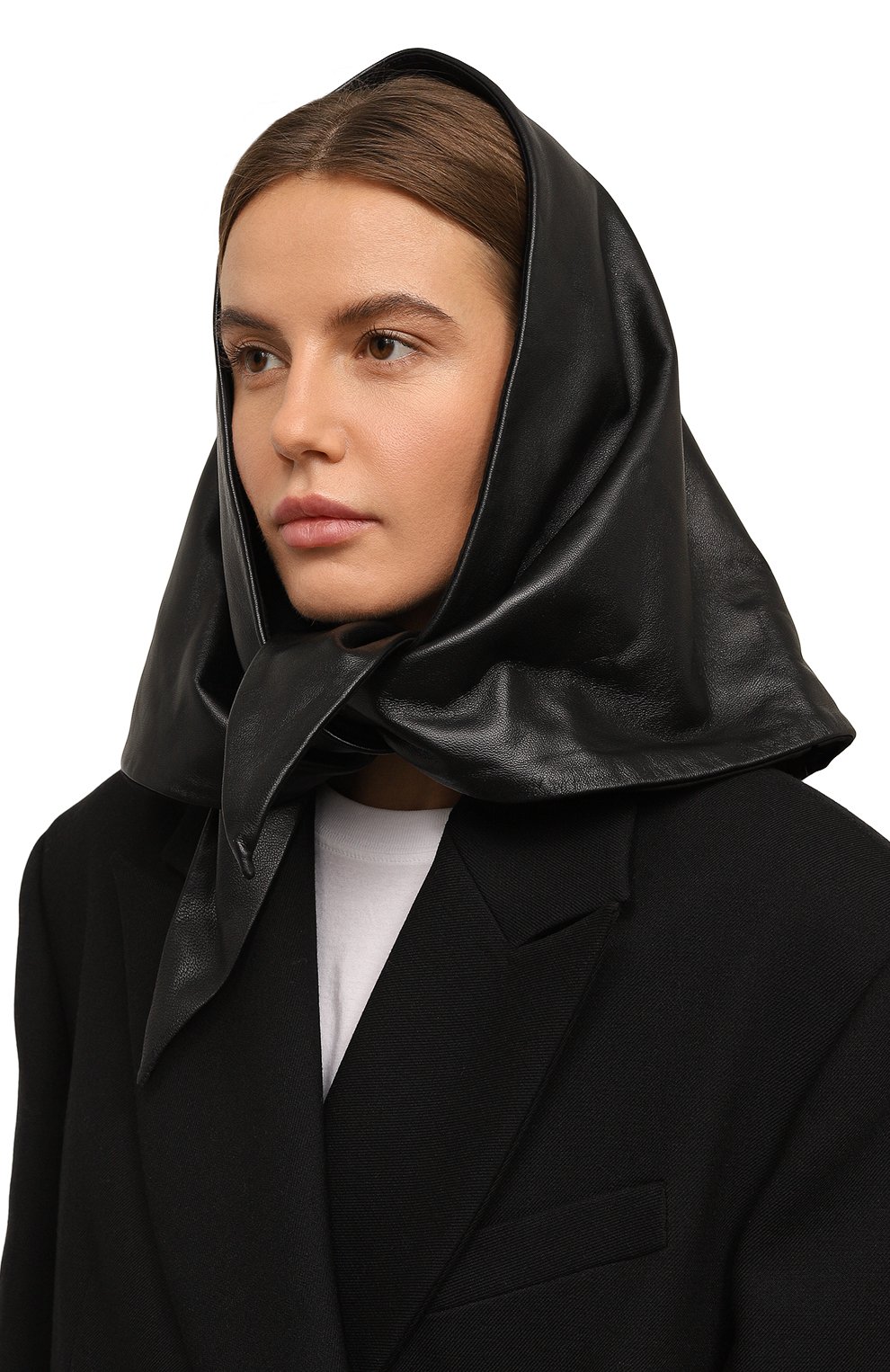 Кожаная косынка COCOSHNICK HEADDRESS, арт. kosynkablack, фото 2