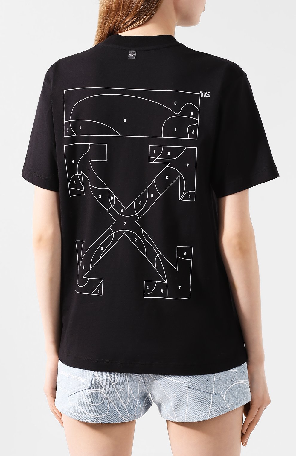 Хлопковая футболка OFF-WHITE, арт. 0WAA049S20JER0031001, фото 4