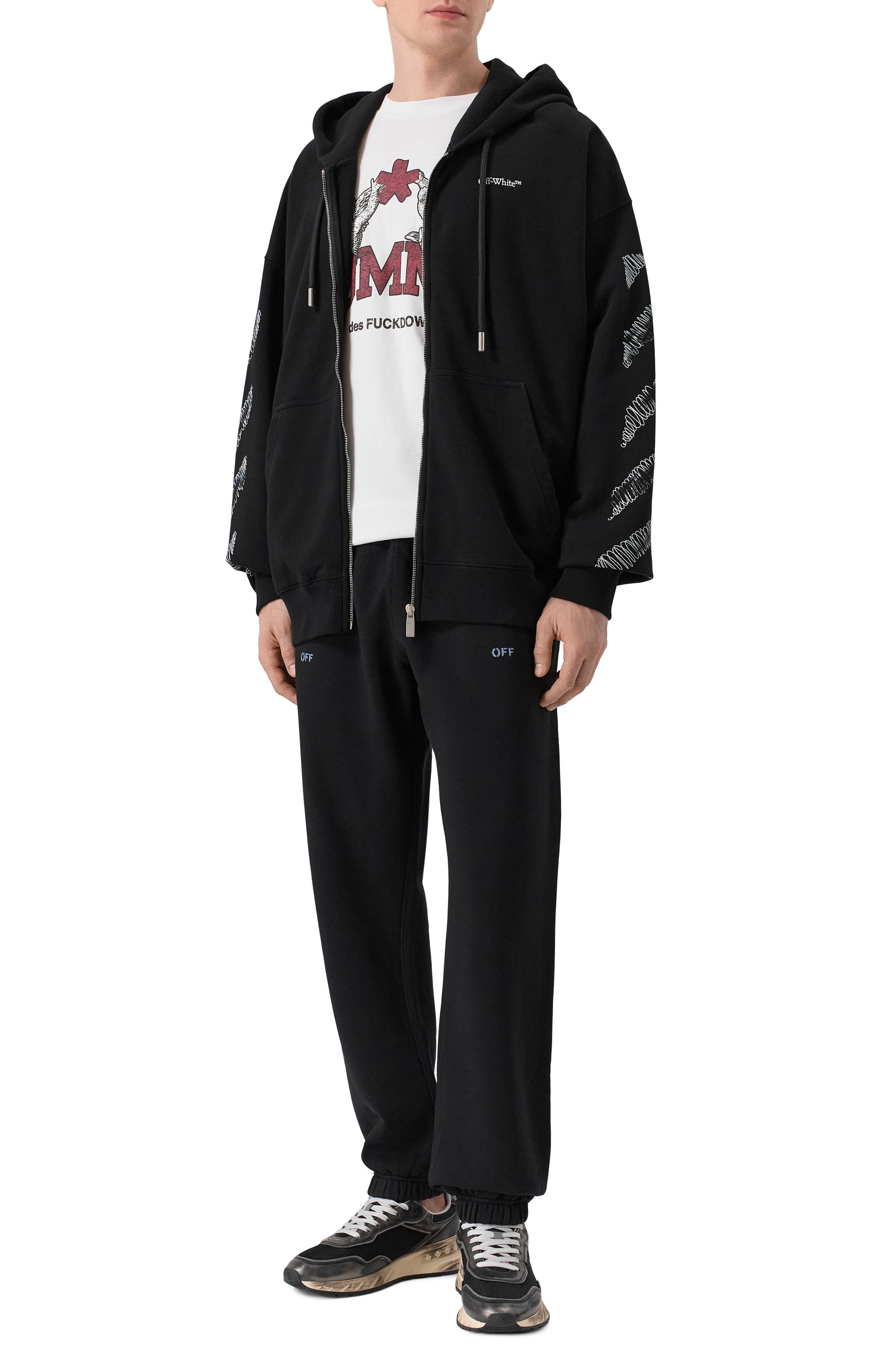 Хлопковая футболка COMME DES FUCKDOWN, арт. CFABM01827, фото 2