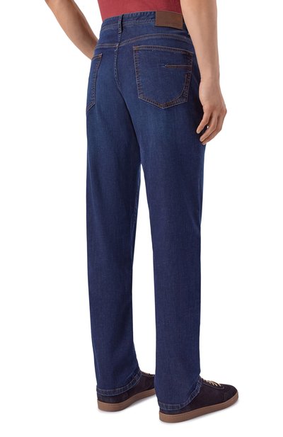 Джинсы CORNELIANI темно-синего цвета по цене 51250 руб., арт. 274JG4/2720171, фото 4 Джинсы CORNELIANI, арт. 274JG4/2720171, фото 4