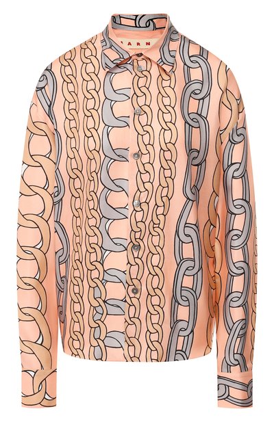 Женская шелковая рубашка MARNI, арт. CAMA0072A0/TSF06