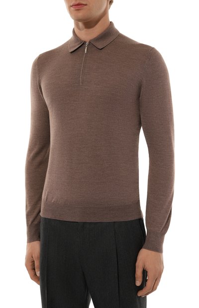 Поло из шерсти и шелка GRAN SASSO, арт. 57137/13190, фото 3
